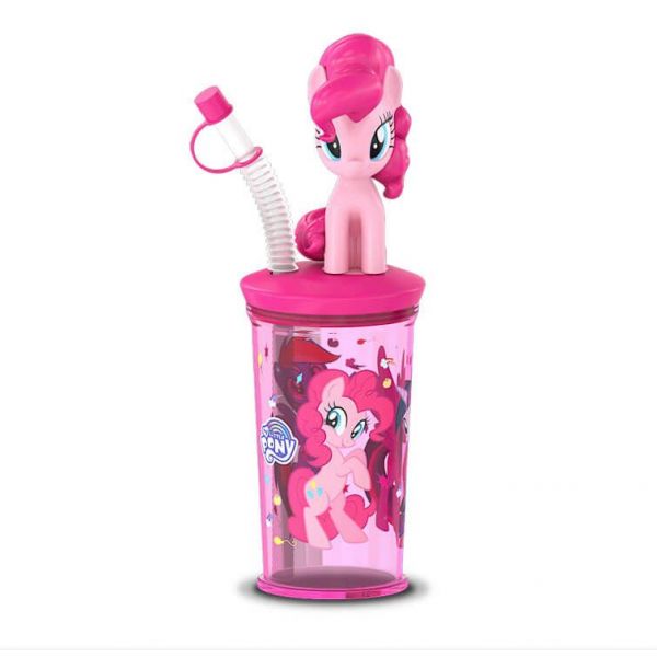 RELKON MY LITTLE PONY DRINK AND GO CUP WITH 10g CANDIES - PINKIE PIE